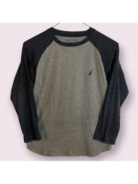 Nautica Long Sleeve Boys Tee Shirt
